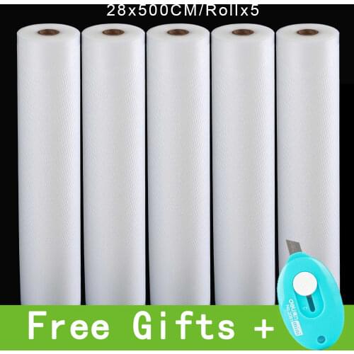 Household Food Vacuum Packing Bag For Vacuum Sealer Vacuum Storage bags Food Fresh Long Keeping 12/15/20/25/28cm*500cm