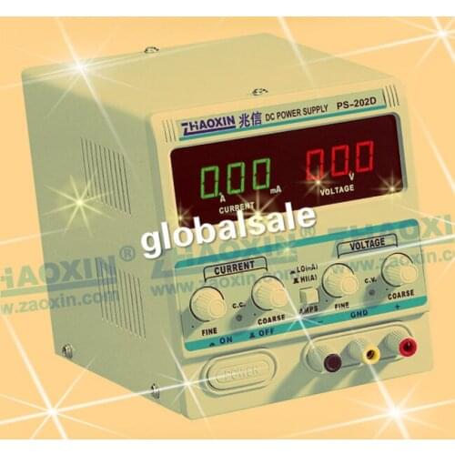 ZHAOXIN PS-202D Linear Variable DC Power Supply with mA Converting