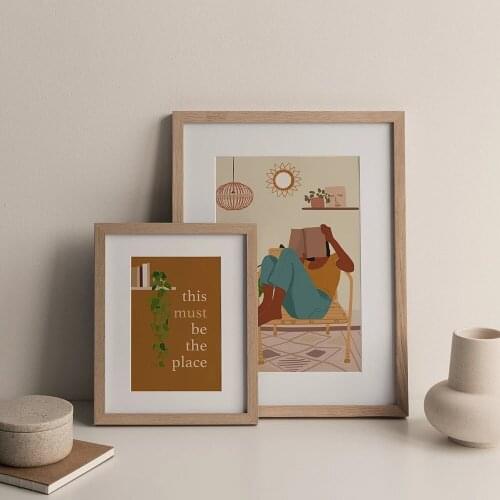 Boho Woman Prints Posters Book Lover Quote Wall Art Canvas Painting Abstract Black Girl Pictures Modern Mid Century Home Decor