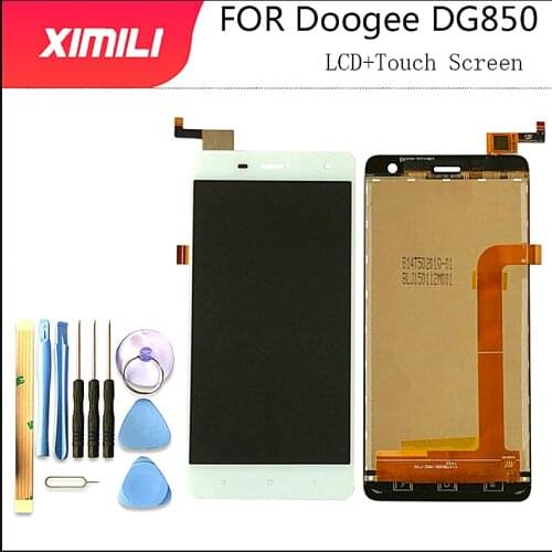 5.0 inch For Doogee DG850 LCD Display Touch Screen Digitizer Assembly High Quality For Doogee DG850 LCD Screen