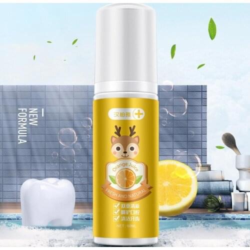 60ml Foam Toothpaste Stain Removal Teeth Mouth Cleaning Tooth Toothpaste Paste Stain Care Whitening Dental Tool Remover Mou R1Z8