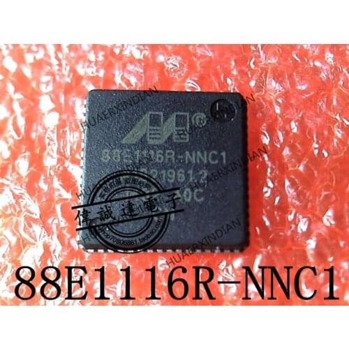 1Pieces New Original 88E1116RA0-NNC1C000 88E1116R-NNC1 QFN64 In Stock Real Picture