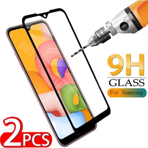 2pcs protective Glass Sumsung Galaxy A90 protective film cover for Samsung A90 5G Glass for Samsung A80 A60 safety Glas Film
