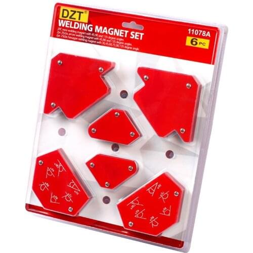 6Pcs/set Triangle Welding Positioner Magnetic Fixed Angle Soldering Locator Welding Accessories Without Switch Durable