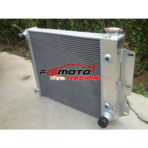 4 ROW Aluminum Universal Radiator for Jeep Wrangler TJ YJ V8 Conversion 1987-1995 / 97-02