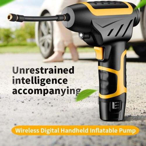 Car Air Compressor Portable Inflatable Pump 12V Automobile Tire Inflator Mini Electric Auto for Travel Boat Air Compressors Tool
