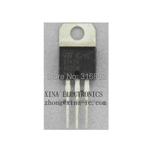 BTA24-800CW 24-800CW 24A/800V TO-220 ROHS ORIGINAL 20PCS/lot Free Shipping Electronics composition kit