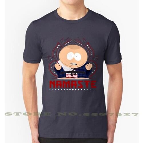 Namaste Black White Tshirt For Men Women Buddhism Buddha Stick Of Truth Fracture But Whole Cartman Coon Kyle Stan Kenny Buddha