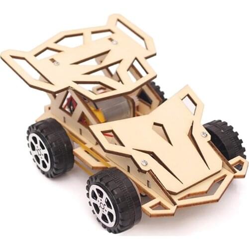 DIY 4 Wheel Assembling Car Technology Experiment Early Educational Toy Teach Set Kit Improve operational ability birthday gifts