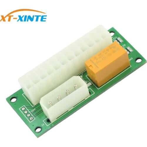 Dual Power Module Supply SATA /Large 4P Connector 24Pin C Multi-Power Circuit Line Miner Computer Sync Starting Control