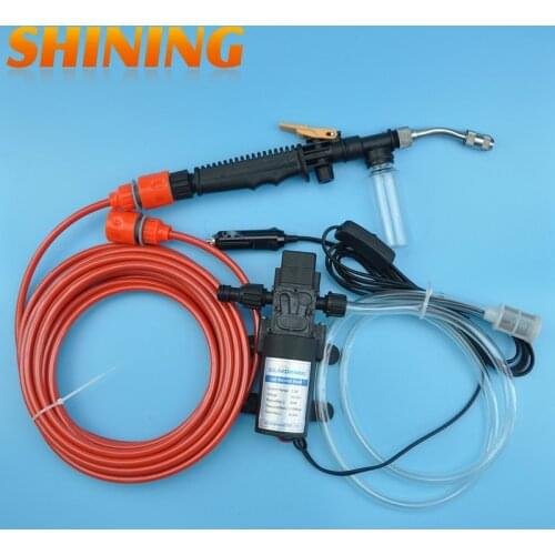 Electric Car Cleaning Machine 12V 60W Water Pump Foam Water Gun Car Washer Car Washing Device Portable Washing Machine