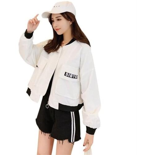 Hukuidept Women's Black Bomber Jackets