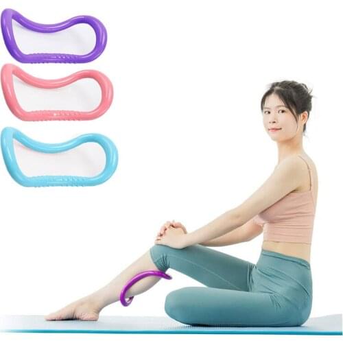 Yoga Circle Pilates Bodybuilding for Home Training Accessorie Workout Stretch Loop Magic Ring Exercise Equipment Massage Body