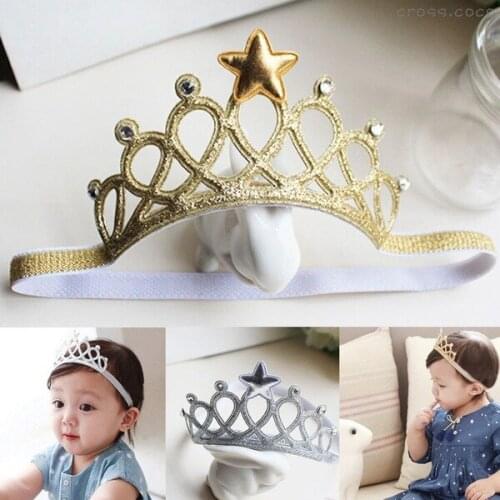 HOT New Arrival Glittering Crown Headband Girls Hair Band New Head Wrape Hair Accessories Princess Tiara Headband