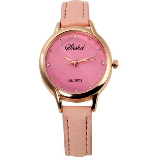 Fashhion PU Leather Strap Womens Watches Luxury Crystal Wrist Watch Women Quartz Clock Ladies Watch Relogio Masculino 2018