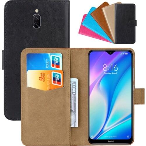 Luxury Wallet Case For Xiaomi Redmi 8A Dual PU Leather Retro Flip Cover Magnetic Fashion Cases Strap
