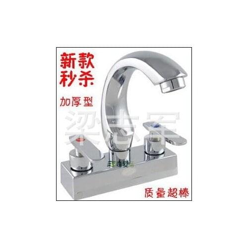 Tiger ran single rotary holes three holes basin faucet hot and cold taps basin washbasin