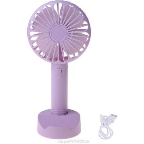 USB or 3x AAA Battery Powered Handheld Desktop Cooling Fan Air Cooler Mobile Phone Holder with 3 Speed CampingA12 21 Dropship