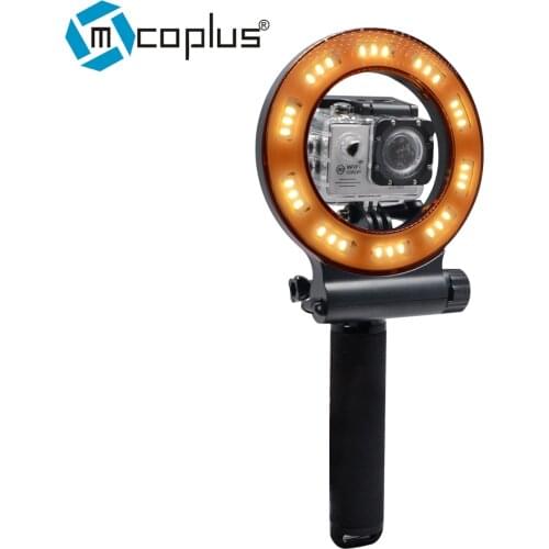 Mcoplus SL-109 LED Waterproof Ring Video Light Underwater 40m Diving Lamp forGopro,Xiao YI,SJCAM Action camera waterproof case