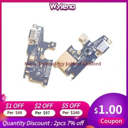 Wyieno 10Pcs/Lot For Xiaomi Mix3 Charging Port Board Charger Flex Cable Phone Parts Dock Microphone Plug
