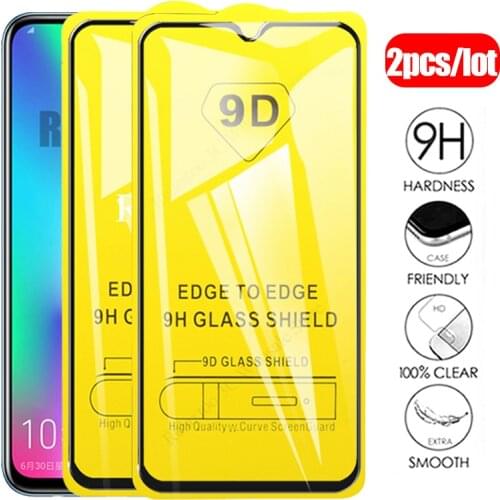 2pcs 9D protective Glass honor 10 lite 9 light 10i Full glue tempered glas on For huawei honor 20 pro 8s 8c 8a 8x 9x safety Film