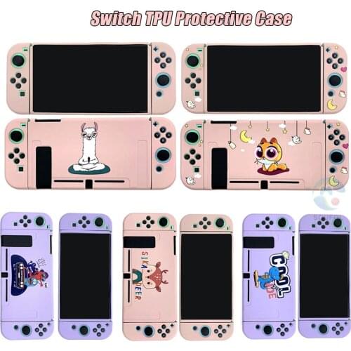 Protective Case Back Cover Frame Soft TPU Shell for Nintend Switch Console Detachable Ultra Thin Dropshipping