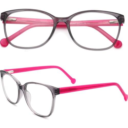 Womens Cateye Eyeglasses Frame for women round eyeglass frame Full Rim Pink Black Glasses Spectacles Fashion lightweight Eyewear