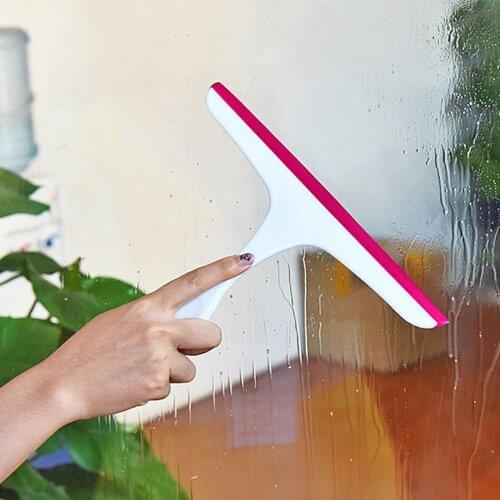 1pc Durable Cleaning Brush For Window Mirror Car Windshield Squeegee Glass Wiper Silicone Blade Cleaning Tools