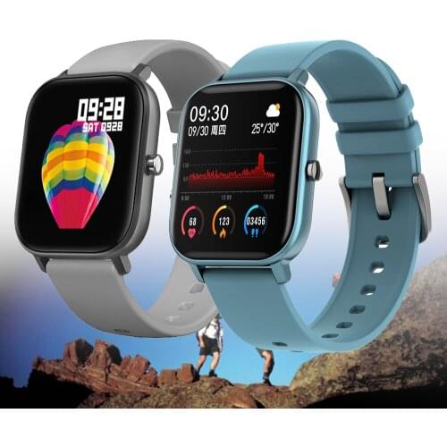 2021 New 1.4 inch Smart Watch Men Full Touch Fitness Tracker Blood Pressure Smart Women GTS Smartwatch for IPhone Huawei Xiaomi