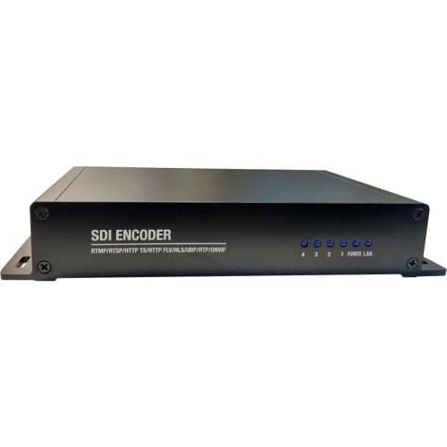 4 Channel H.265/264 1080P SDI Video Encoder HTTP RTSP RTMP UDP ONVIF to IPTV NVR