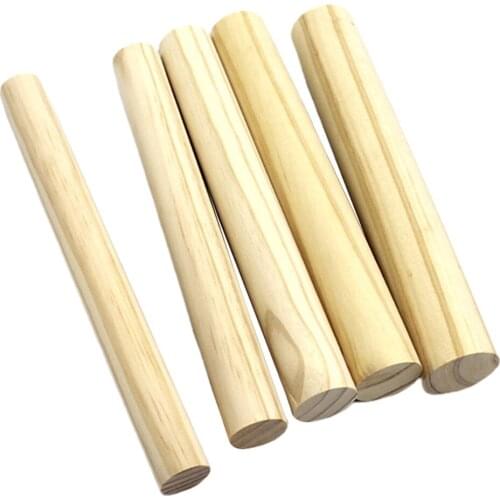 5pcs Round Wooden Stick For crafts model making Dowel For DIY Craft Useful Wood for home diy