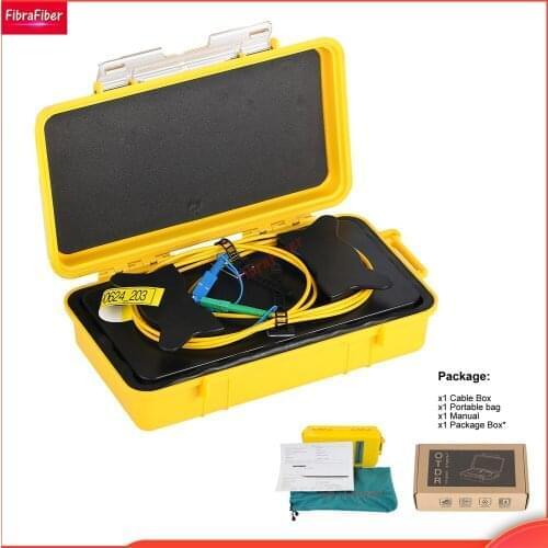 500M/1Km/2Km LC APC to SC UPC OTDR Zone Eliminator OTDR Launch Cable Box SM LC/APC to SC/UPC Fiber Optic Fiber Rings