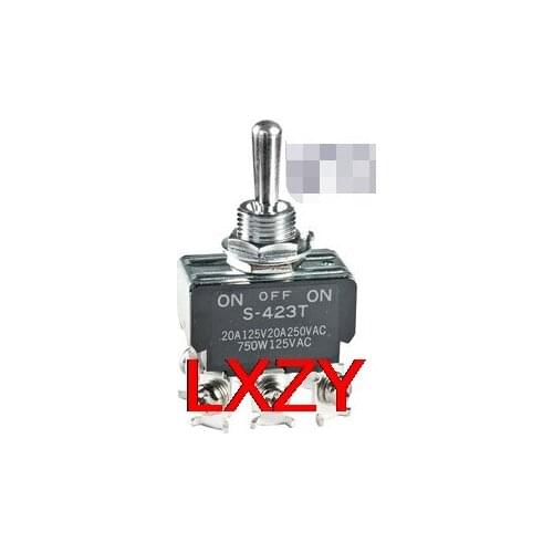 Free Shipping 2Pcs/Lot S423T S-423T Double Knife Double Throw Two Open and One Closed Oscillating Switch