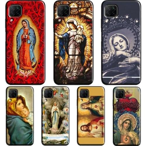 Virgin Mary Christian Case For Huawei P40 P30 P20 Mate 20 Lite P Smart Z 2019 2021 Nova 5T Honor 20 Pro 9X 8X