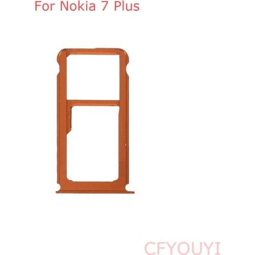 For Nokia 7 plus 7+ TA-1049 1055 1062 Dual SIM Card Tray Holder Slot Replace Part