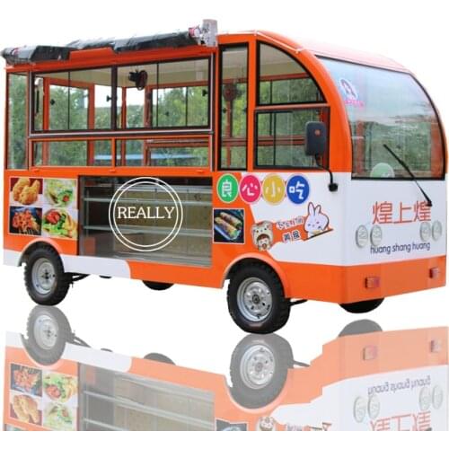 Commercial mobile coffee cart custom 4.2m snack street shop food truck