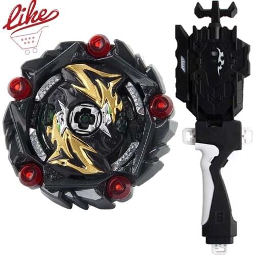 Laike Burst Superking B-164 Curse Satan B164 Spinning Top with Launcher Handle Set Toys for Children
