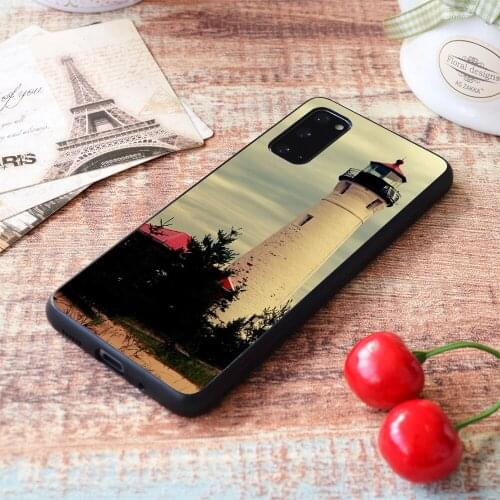For Samsung Galaxy Crisp Point Lighthouse Soft TPU border Samsung Galaxy Case