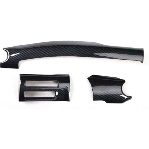 For Nissan Sentra SYLPHY 2020 2021 LHD Car Front Dashboard Decoration Strips Trim Styling Interior Auto Moldings 3pcs