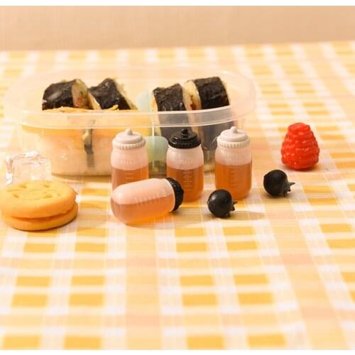 Portable Mini Seasoning Sauce Bottle Small Sauce Containers Soy Sauce Bottle Bento Box Non-drip Oil Bottle Kitchen Accessories