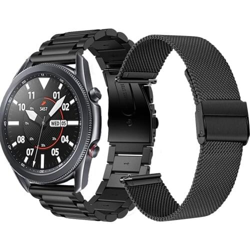 For samsung galaxy watch 3 band 45mm 41mm active 2 Gear S3 Frontier Bracelet for amazfit bip huawei watch gt 2e gt2 46mm strap
