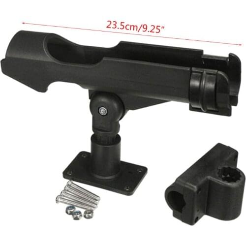 RXBC Fishing Boat Rods Holder 360 Degree Rotation Adjustable Gasket Kayak Fixer Mount