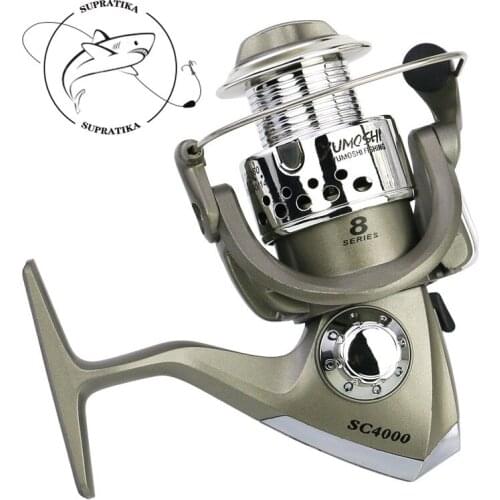 Spinning Fishing Reel 8BB Bearing Balls SC1000-7000 Series Metal Reel Spinning Reel Boat Fishing On Sea Cliffs Tackle River
