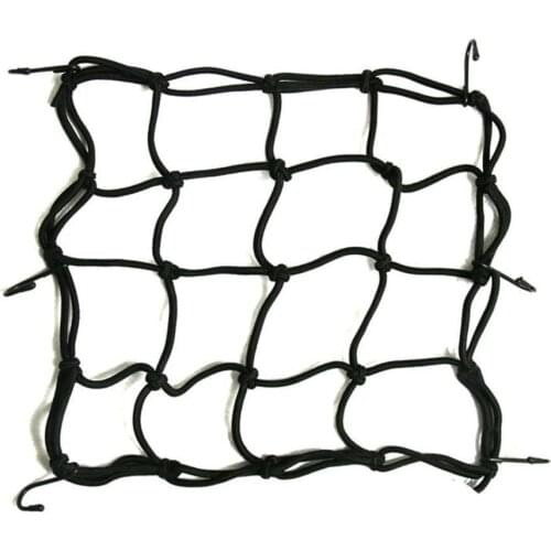 Motorcycle Luggage Net Bike 6 Hooks Hold down Fuel Tank Luggage Mesh Web Bungee Black Motorcycle Bike 6 Hooks Tank Car styling