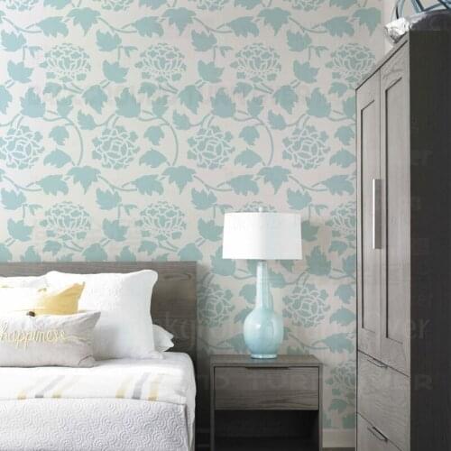 50cm 70cm Stencil For Wall Decor Large Mandala Paint On The Painting Tiles Niches Template Furniture Flower Rose Floral S120
