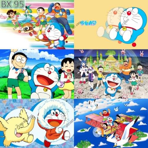 Diamond Embroidery Doraemon Japanese Anime Diamond Painting Cross Stitch Kits Mosaic Wall Art Home Decoration Full Square Drill