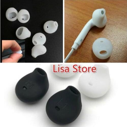 Free Ship 500pcs/ 250Pairs Black Ear Pads Buds Silicone Earbuds Tips For Samsung S6/6S edge/G9200/S7 earplugs in-ear Earphone