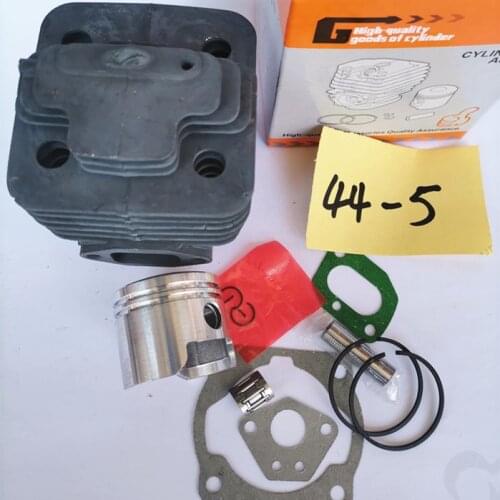 CYLINDER ASSY 44MM FOR 1E44F-5 44F-5 44-5 52CC BG520 CG520 ZYLINDER ASSEMBLY PISTON KIT RING PIN CLIP REBUILD TRIMMER PARTS