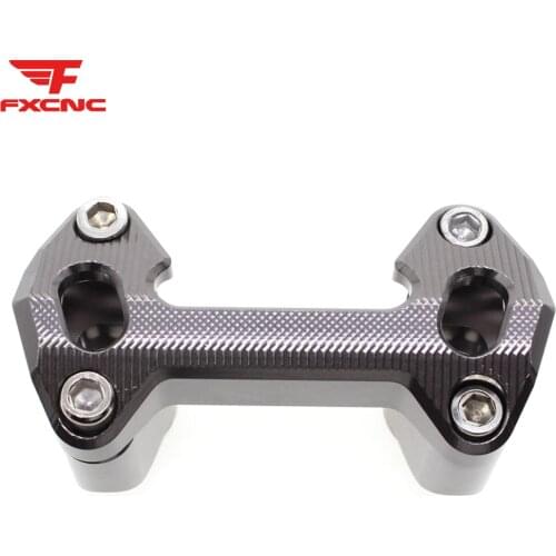 For 1 1/8" 28mm Bar Easy Installation Of Over-sized Bars ( 1 1/8" ) To Stock Rubber-mounted Top Clamp Handlebar Mount Kit Fat