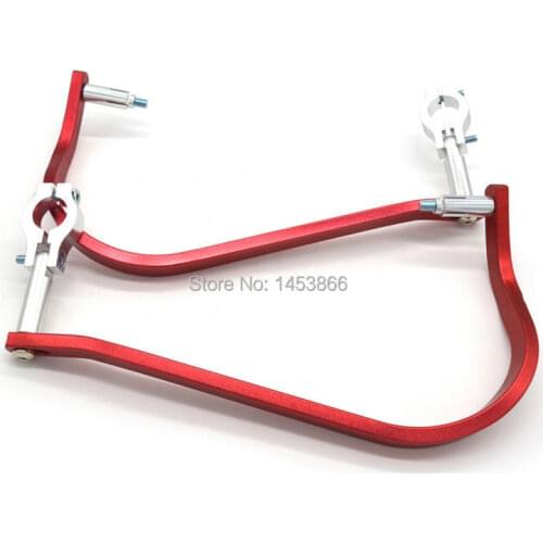 Evomosa Red Bike Motorcycle Motorcross Hand Guards Brake Clutch Cover FOR EXC CRF YZF KXF 7/8" 22mm Handlebar handguards